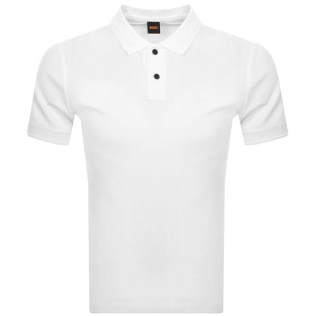 Hugo boss plain white shirt sale